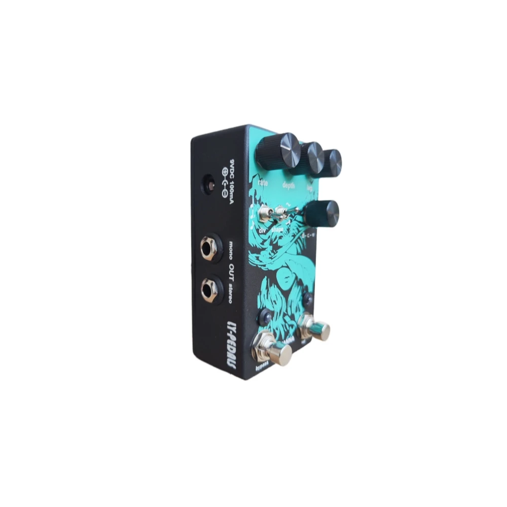 LYR PEDALS LY-ROCK Electric Guitar Stereo Chorus Single Block Effect Pedal.black,True bypass.