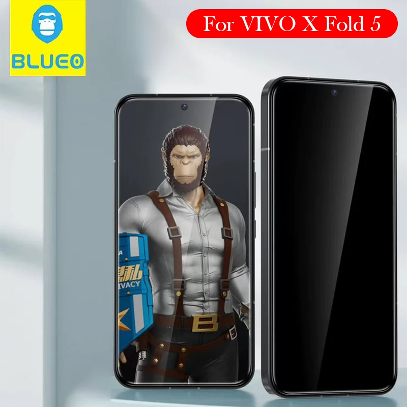 

Bleuo Privacy Tempered Glass For Vivo X Fold 5 Anti Spy Screen for VIVO X FOLD 5