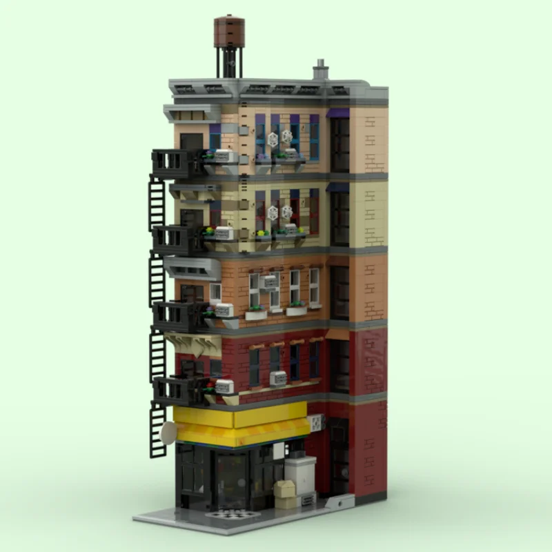 MOC-232505 Building Blocks City Street View Series Model Creative Toys Kids Adult Christmas Gifts Desktop Decoration Brick 2650P