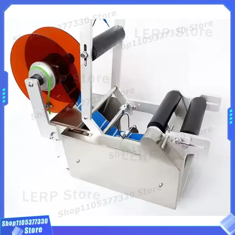 Portable Manual Labeling Machine Handheld Sticker Applicator for Round Bottles Jars Cans Easy Use Office Home Small Business