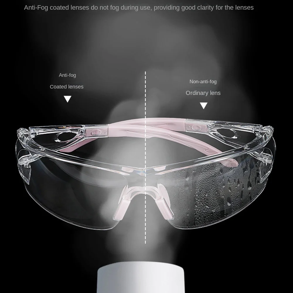 Anti Impact Safety Riding Goggles Wind Dust Proof Clear Vision Cycling Eye Protector Scratch Resistant Non-slip