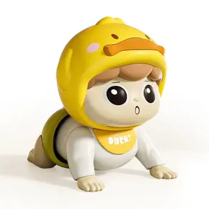 Brinquedos de rastreamento elétricos para crianças, boneca com som, aprenda a escalar, criança educacional, presente do brinquedo em movimento, 0-6-12Months 6 principais vendas boneco que anda - №5