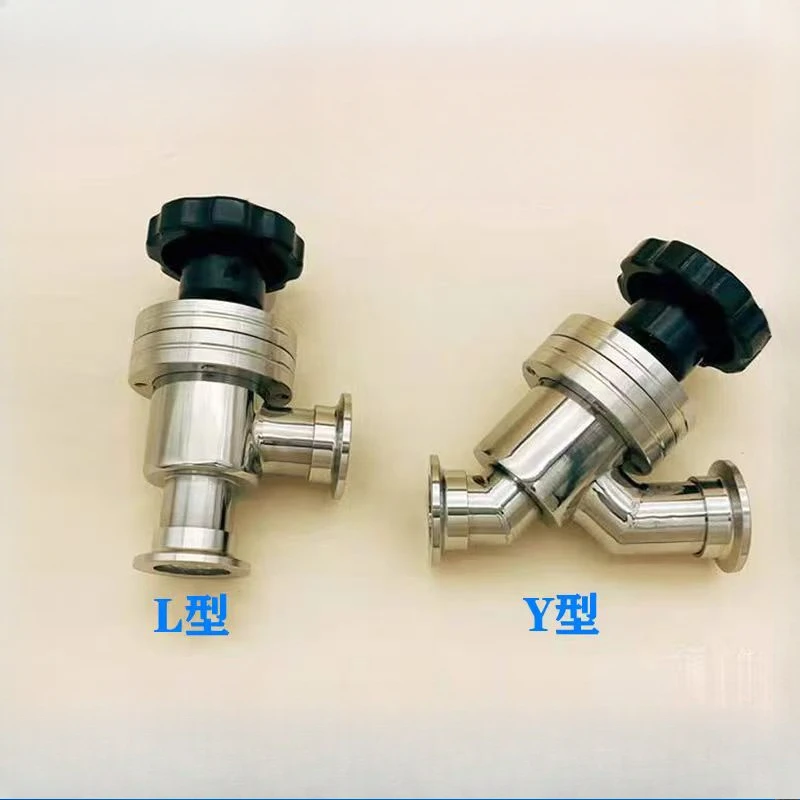 High vacuum baffle valve KF manual angle valve GDJ-16, 25 valves, 40 collets, 50 pipe fittings, 304 stainless steel, 1 piece