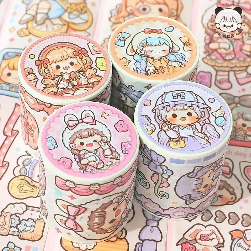 العودة إلى المدرسة Kawaii اشي أشرطة مجموعة لطيف ملصق اليابانية ورقة شريطٌ لاصق مجلة الديكور اللوازم المدرسية القرطاسية