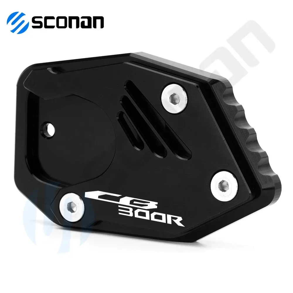 

Motorcycle Foot Bracket Kick Side Enlarger Extension Stand Plate Pad For Honda CB300R CB 300R 2018 2019 2020