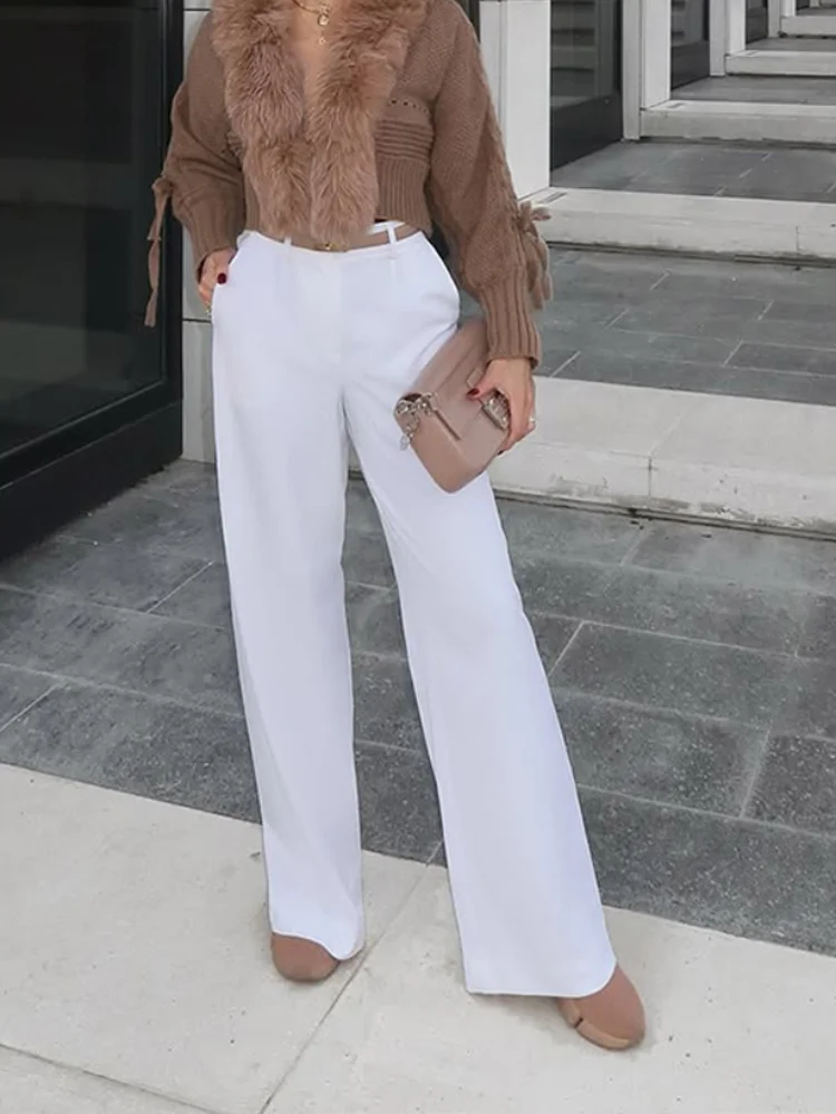 

Women's Fur Collar Knit Cropped Cardigan Fashion Long Sleeve Lady Jackets 2026 Spring Autumn Causal Lady Street Outerwear