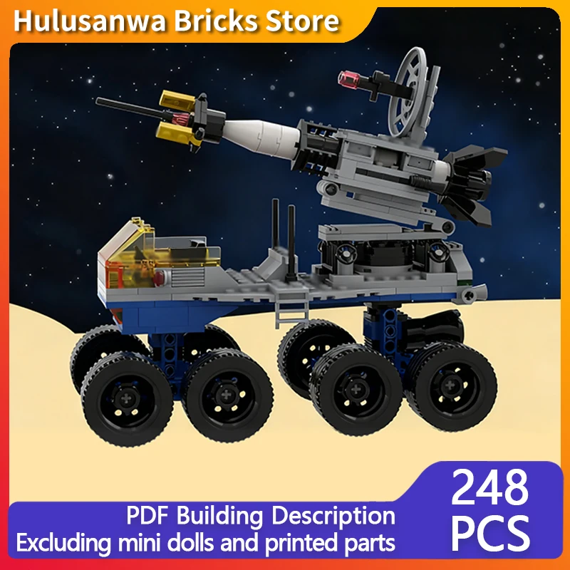 モバイルロケット輸送モデル MOC ビルディングレンガ戦争機器モジュラーテクノロジーギフトホリデーアセンブル子供のおもちゃスーツ