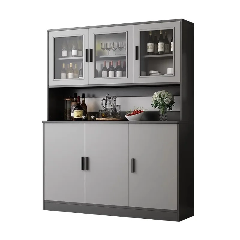 

Wine cabinet dining side cabinet living room wall integrated high modern simple