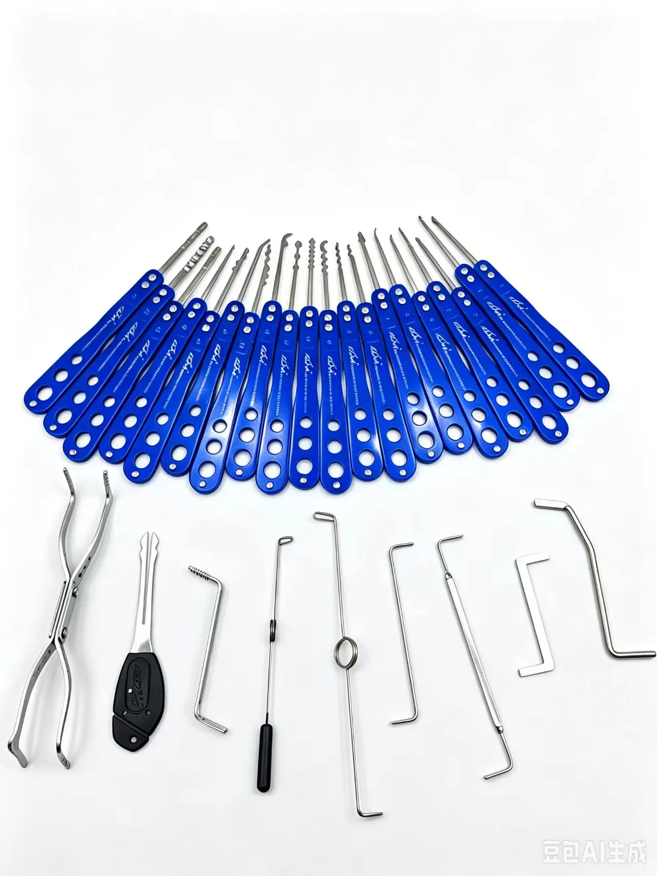 Genuine HUK 29Pcs Broken Key Extractor Set, Professional Cylinder Repair Tool for Removing Stuck Keys Easily