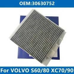 Car Cabin Filter Air Conditioner 30630752 For VOLVO XC70 XC90 S60 S80 I V70 II 1999-2014 2.0T 2.4 2.5 3.0 T5 T6 D3 D5 AWD Engine