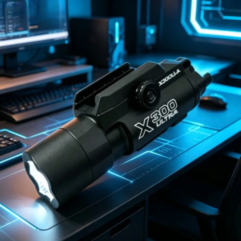 Comfortable Hold X300 Hand Gun Flashlight Easy Use Simulation Toy Decor Parts