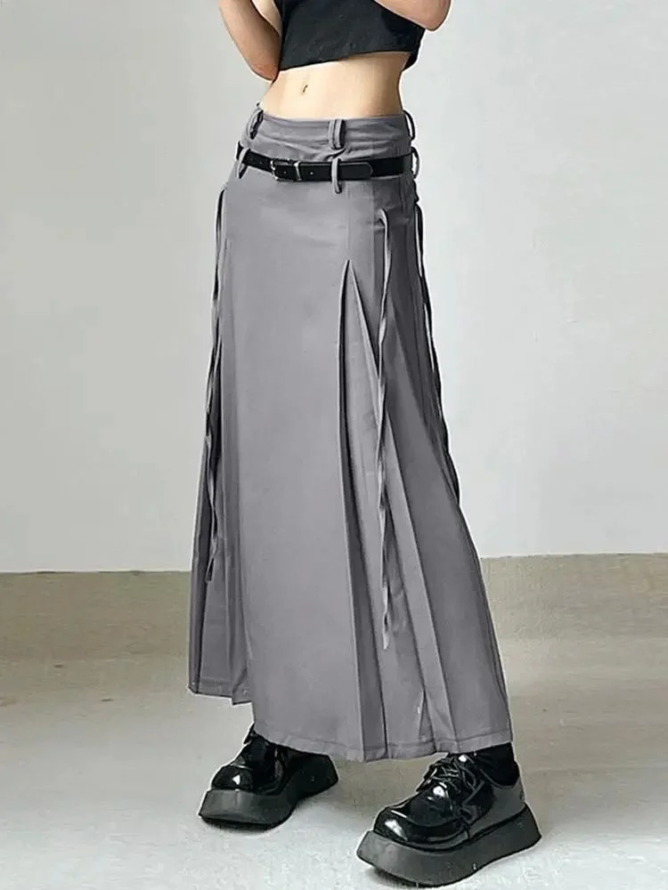 ZANZEA Holiday 2024 ربيع ألين تنانير طويلة للنساء التنانير المتدفقة التي ستحافظ على أنيقة طوال الموسم