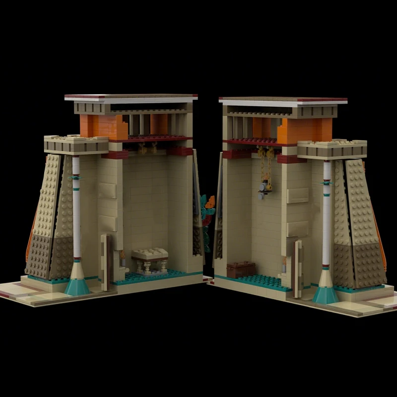 

1088PCS MOC Egyptian Style Seth Temple Modular Ancient Egyptian Temple DIY Building Blocks Set for Kids Birthday Gift