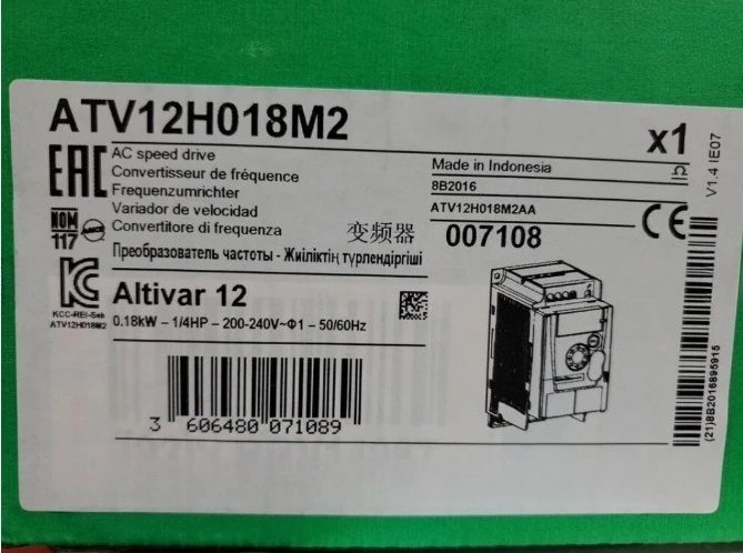 

Совершенно новый оригинальный преобразователь частоты ATV12H018M2, быстрая доставка