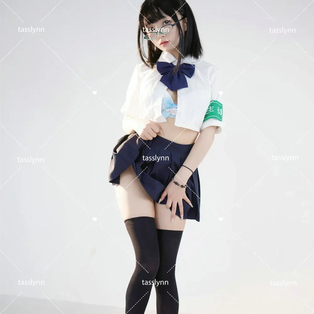 Japanese School Girl Uniform Judgement JK Sailor Basic Cartoon Navy Sailor Uniform Sets Navy Kawaii Maid Costume Women