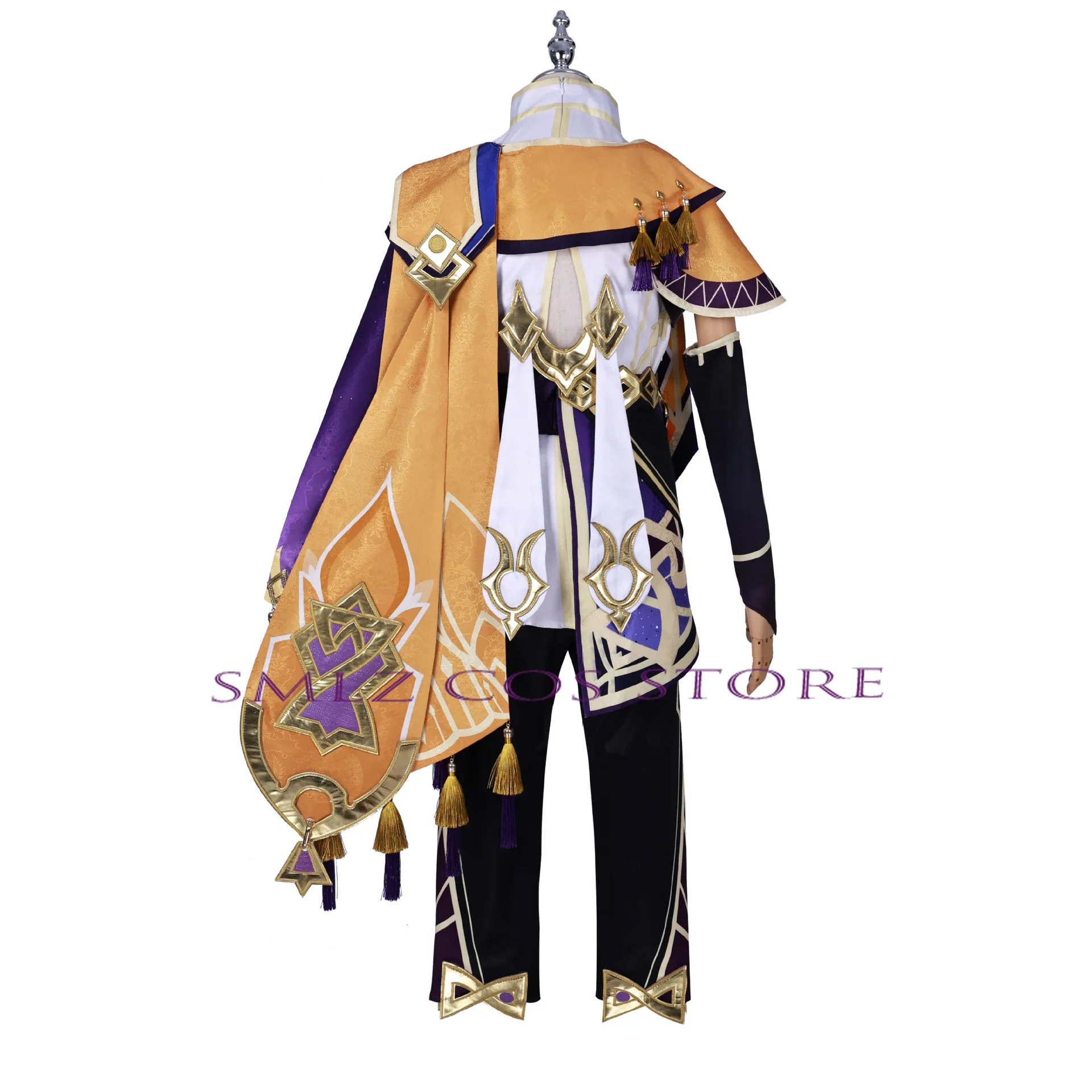 Spiel Gens hin impact Cosplay Anime neue Rolle Sethos Cosplay Kostüm Uniform Cape Perücke Anzug Party spielen Sethos Outfit für Männer