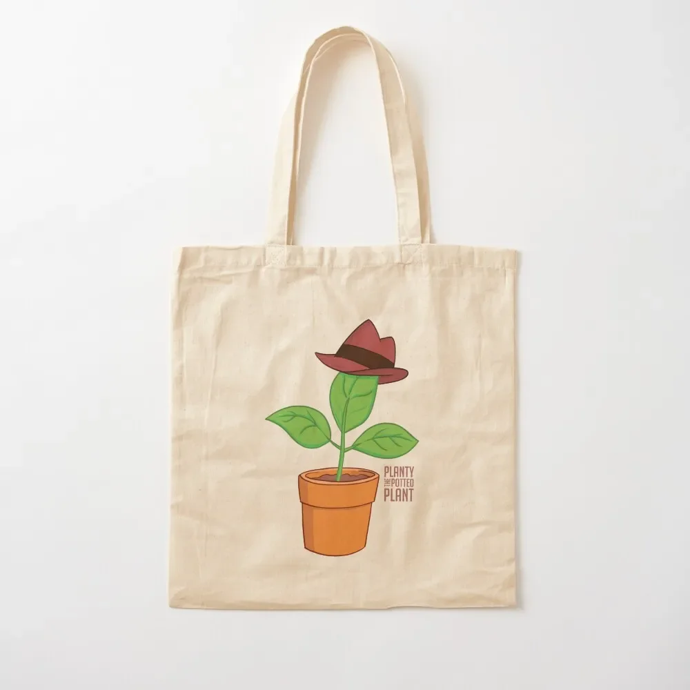 Planty the Potted Plant Tote Bag shopping bags foldable Woman shopper bag Tote Bag