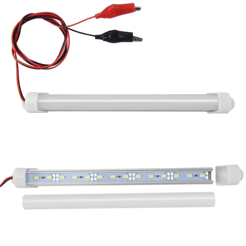 

ABWR-2X 12V Car LED SMD Interior Light Bar Tube Strip Lamp Van Boat Caravan Motorhome Cold White