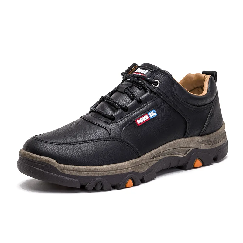 Scarpe da uomo in pelle da lavoro primavera nuove scarpe da uomo stringate scarpe Casual marroni retrò traspiranti per uomo Sneakers da trekking all'aperto