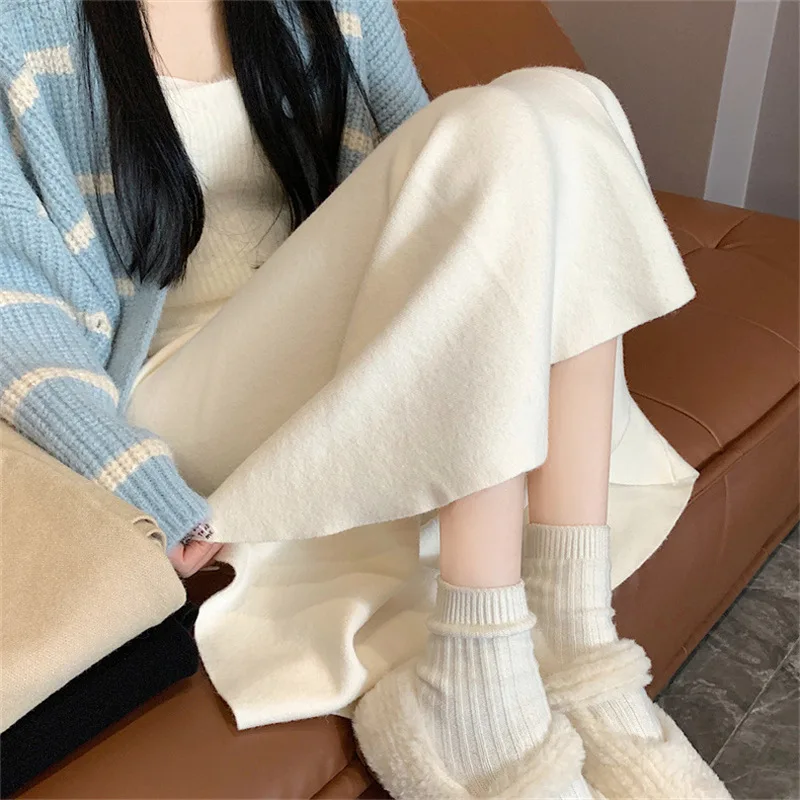 2024 Sweter damski Kardigan Kintted Mock Neck Loose Spring Autumn Vintage Pockets Winter Streetwear Y2k Jumper Coat Cardigans