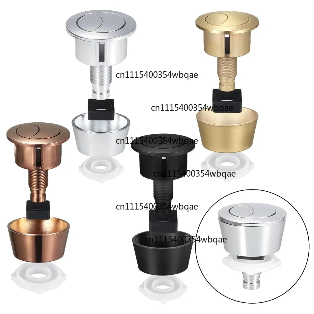 ZOCI-FOR Toilet Flush Button Kit Dual Flush Valve Replacement Button For 20mm 40mm Cistern Lid Holes Toilet Tank Button
