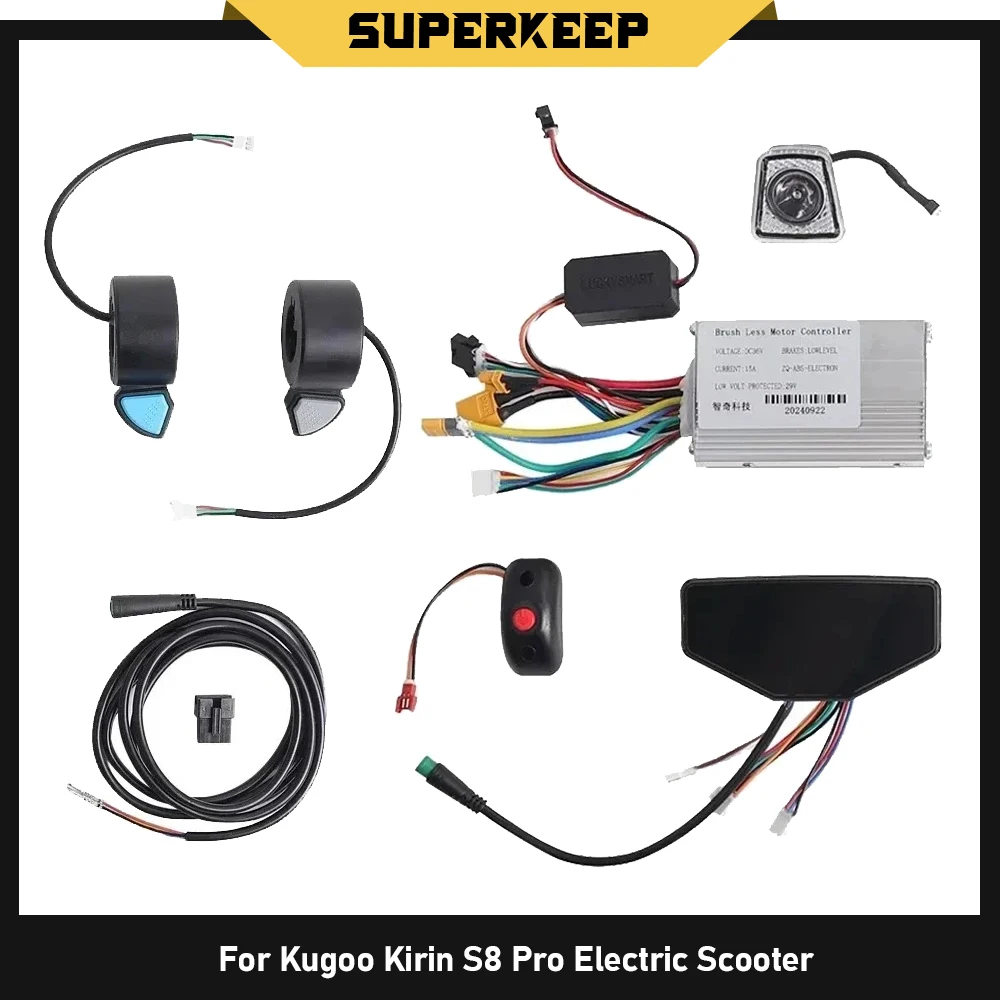 

Dashboard Display for Kugoo Kirin S8 Pro Electric Scooter 36V Controller System Brushless Motor Light Full Kit Replace Parts