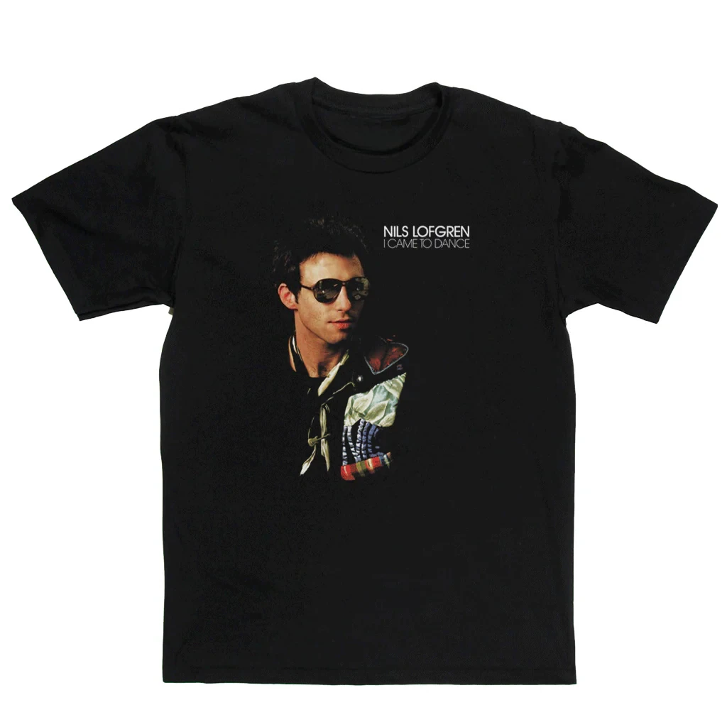 

Nils Lofgren I Came To Dance Graphic Printing Summer Luxury Brand Cotton Men T-Shirts Short Sleeves Street Fashion