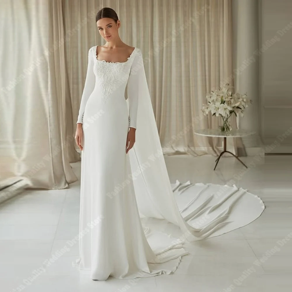 Женские свадебные платья с квадратным вырезом 2025 года, винтажные свадебные платья без рукавов, платья принцессы для помолвки и банкета, Vestidos De Novias по индивидуальному заказу