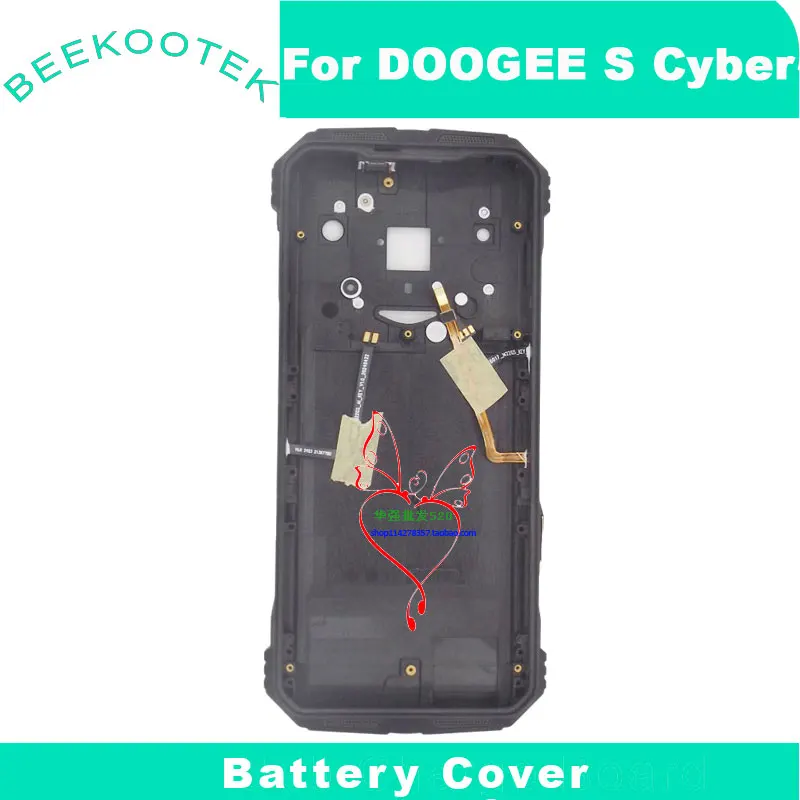 New Original DOOGEE S Cyber Battery Cover Bottom Shell Rear Main Camera Lens Left Right Camera Lens For DOOGEE S Cyber Phone