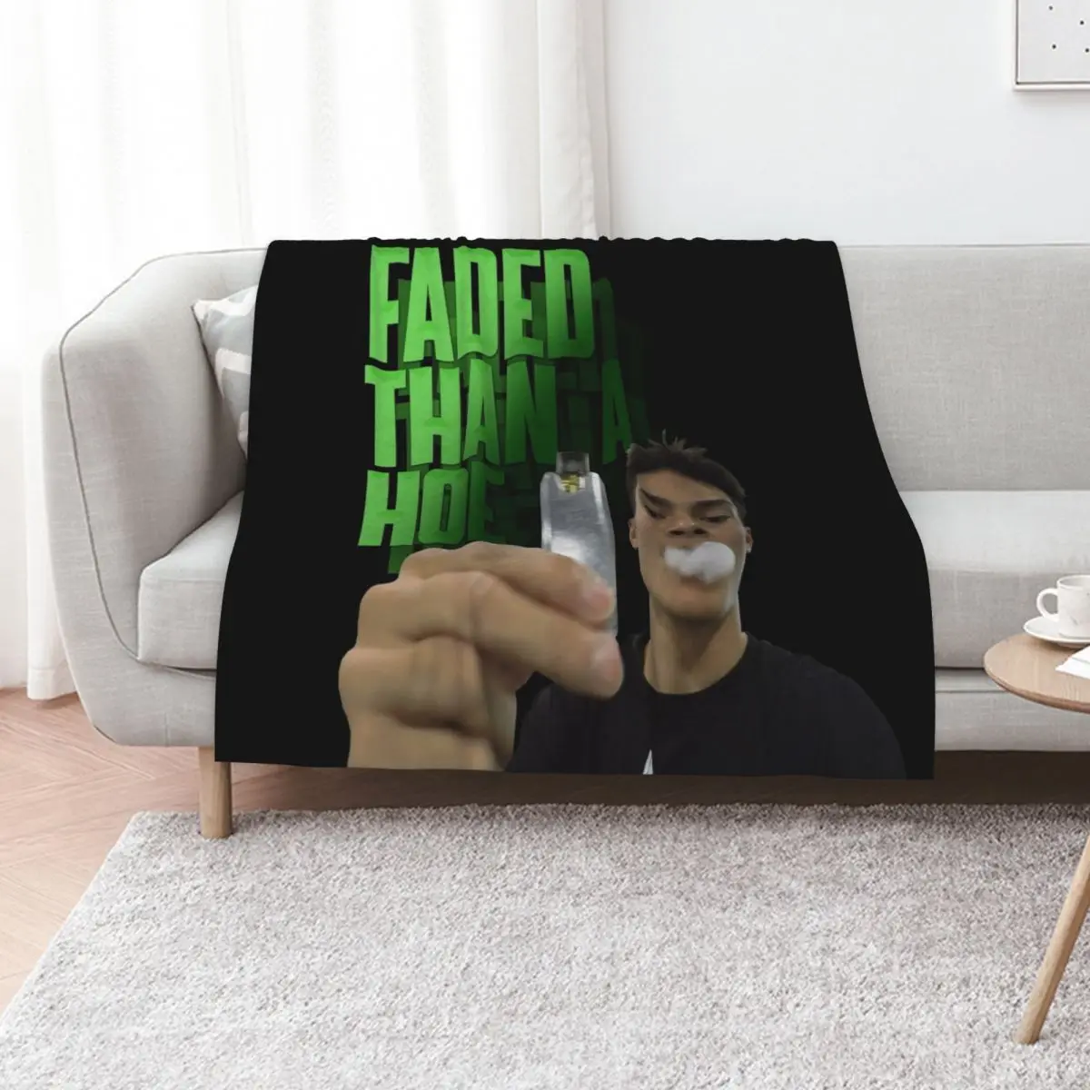 

YODIE GANG FADED Throw Blanket Vintage Moving Tourist Thermal Blankets