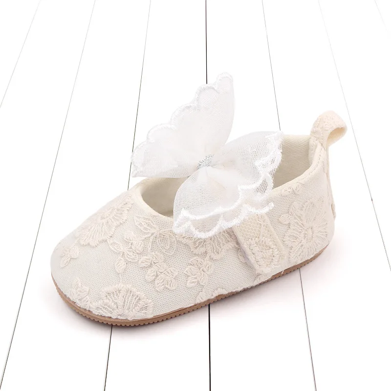 Yibubu Baby Shoes Cute Princess Shoes Indoor Soft Soled Non-slip Todder Shoes Cute Fashion Simple And Generous Baby Shoes