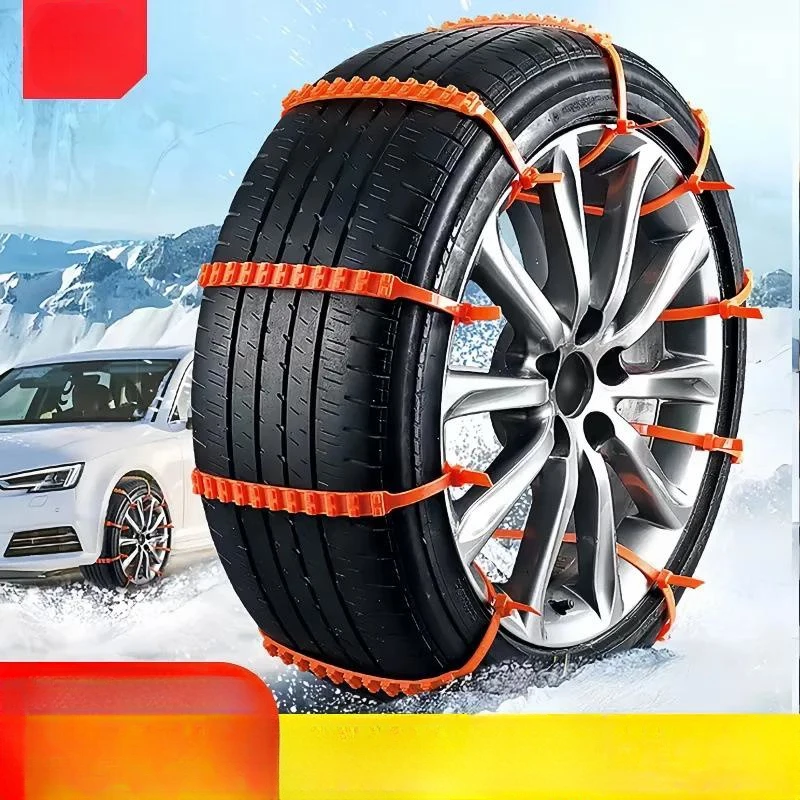 10/1 قطعة سلاسل إطارات السيارة الشتاء الثلوج المضادة للانزلاق الإطارات كابل العلاقات السيارات في الهواء الطلق الثلوج الإطارات الإطارات المضادة للانزلاق سلسلة اكسسوارات الطوارئ