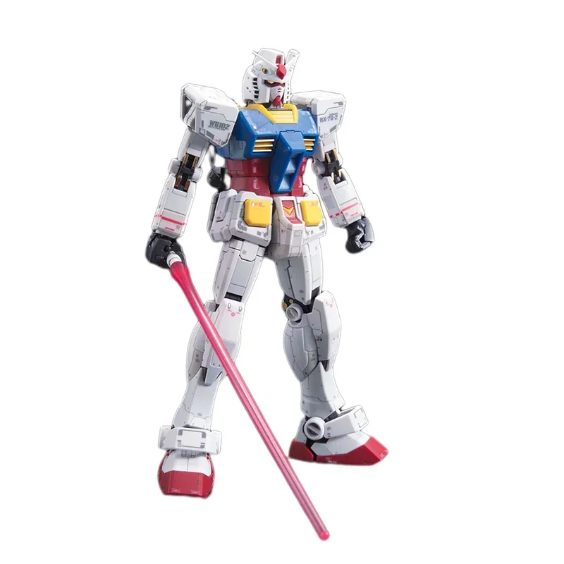 In Stock Bandai Original RX-78-2 GUNDAM RG 1/144 Genuine Assembly Model Toys Anime Action Figure Gifts Collectible Ornaments