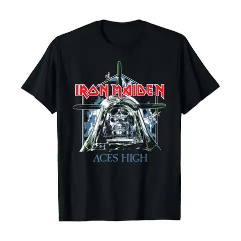 Iron Maiden Aces High T-Shirt, Ultra Soft Comfortable Unisex Short Sleeve T-Shirt