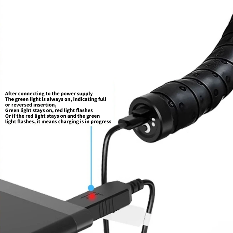 خط شحن مدمج للدراجة، عداد طاقة، كابل شحن، معدات ركوب الدراجات، ملحقات رياضية مقاومة للماء #5