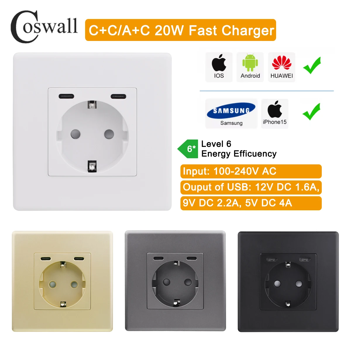 Coswall Plastic Mat…