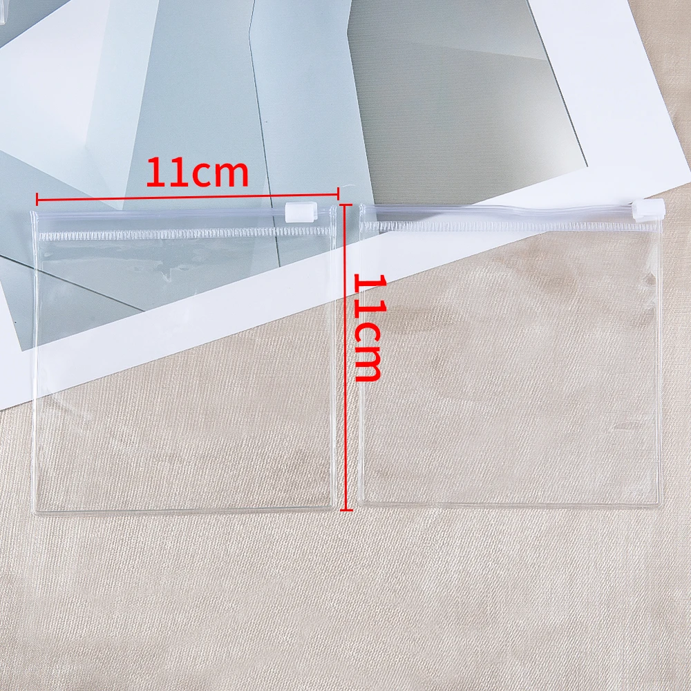 10 Stück verdickte Reißverschlusstasche, transparente Plastiktüte, Anti-Oxidation, Schmuckbeutel für DIY-Schmuckaufbewahrung, Ohrring, Armband, Verpackung