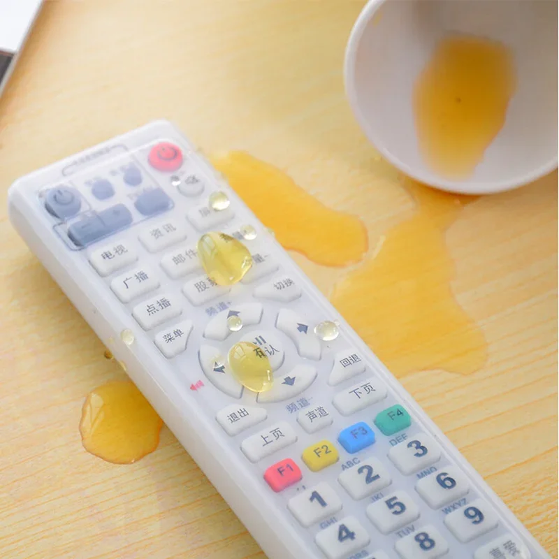 1 Pc Waterproof Universal Silicone TV Remote Control Cover Protective Case for Air Condition Tv Accessories Dust Proof Tools