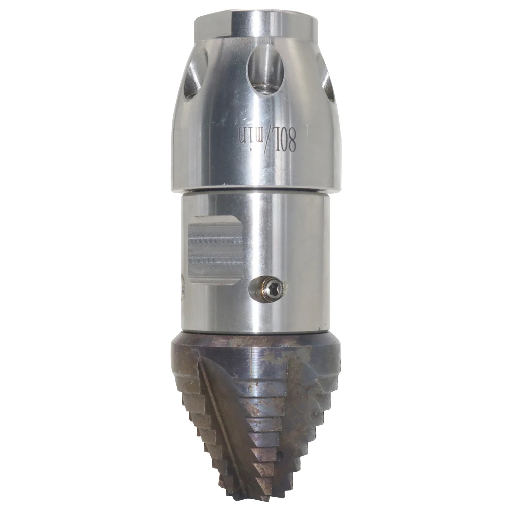 10 Holes High pressure Rotating Nozzle M22 Internal Thread 80L Urban Sewage Dredging Flushing Nozzle Pipeline Dredging Nozzle