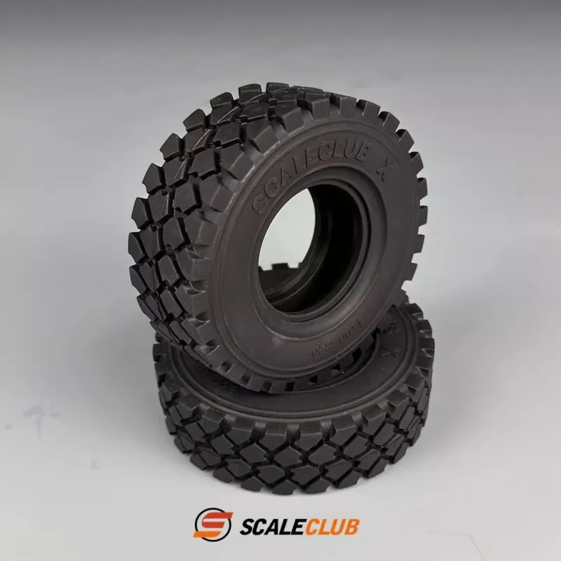 Scaleclub Model 1/14 95MM Diameter Off-road Truck off-road Trailer Band Militaire Vrachtwagen Band Voor Auto onderdelen Rc Truck Trailer