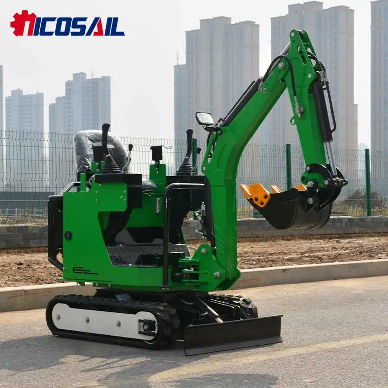 حفارة صغيرة عالية الجودة من نوع الزاحف الصيني EPA/EUR5 متوافقة مع البناء الصناعي في بستان المزرعة