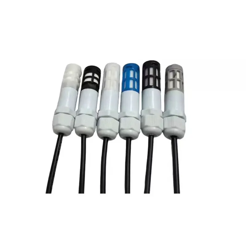 Módulo Sensor de temperatura y humedad SHT40 SHT30 SHT20 SHT35, Cable de sonda, sensores de capacitancia digitales impermeables, salida I2C de 1M