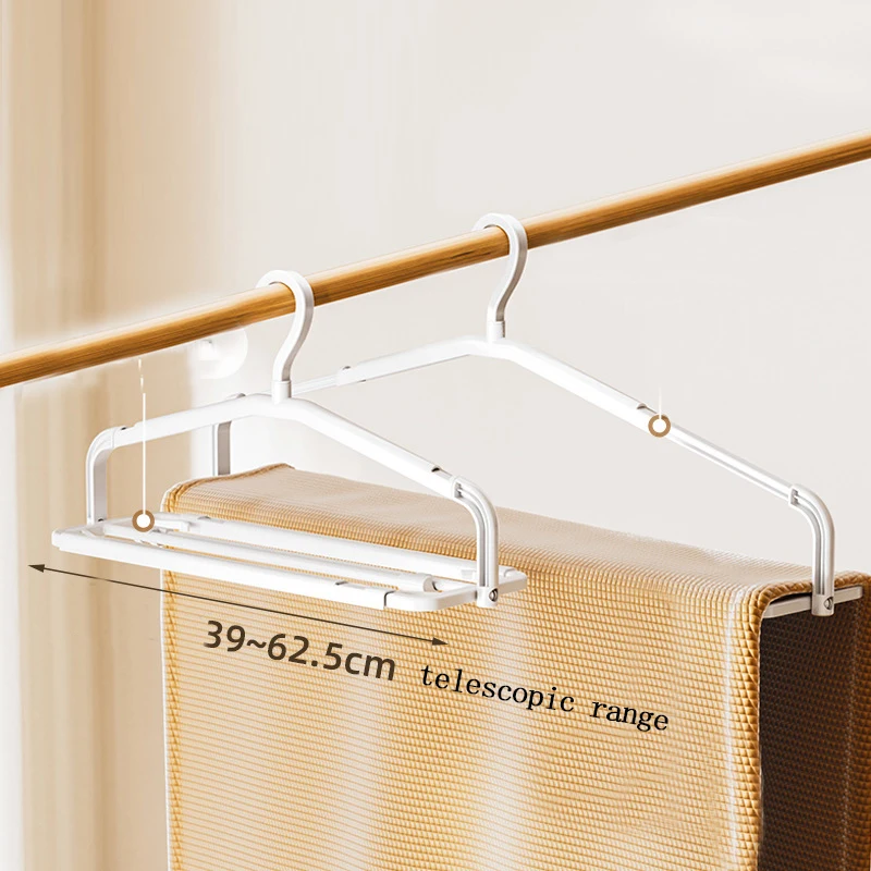 

Новая телескопическая складная пластиковая ветрозащитная вешалка для одежды и полотенец для ванной, общежития, дома