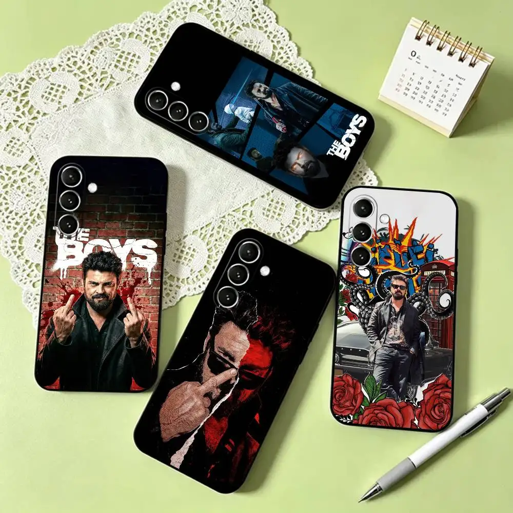 

B-Billy B-Butcher the b-Boys Phone Case Black Silicone Soft For Samsung Galaxy A73,A72,A71,A70,A53,A52,A51