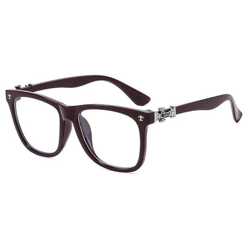 Neue Modische Einfache Rechteckige Lesebrille für Damen, Harz-Lesebrille, Gotische Blaulichtfilter-Brille – Detail 6