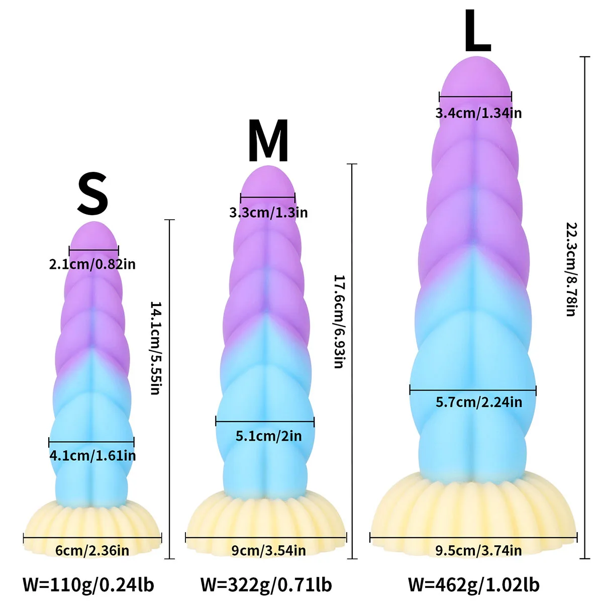 Realistic Monster Dildo for Women Anal Dildo with Strong Suction Cup Silicone Dragon Dildo Prostate Massager Sex Toys for Men