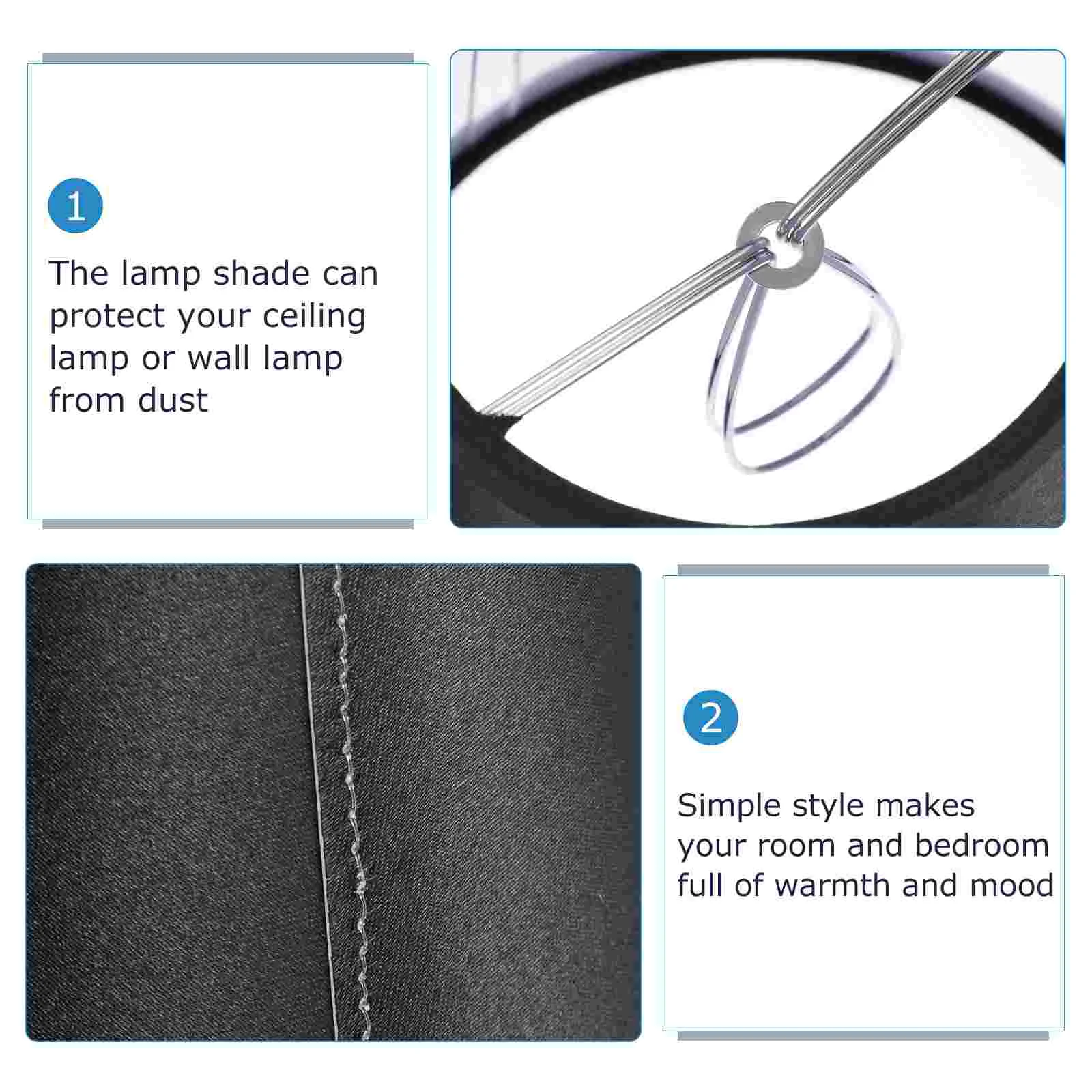 Clip Bulb Lampshade Ceiling Lampshades That Slip over The Lightbulb Linen Cover with Cloth Accessory Wall