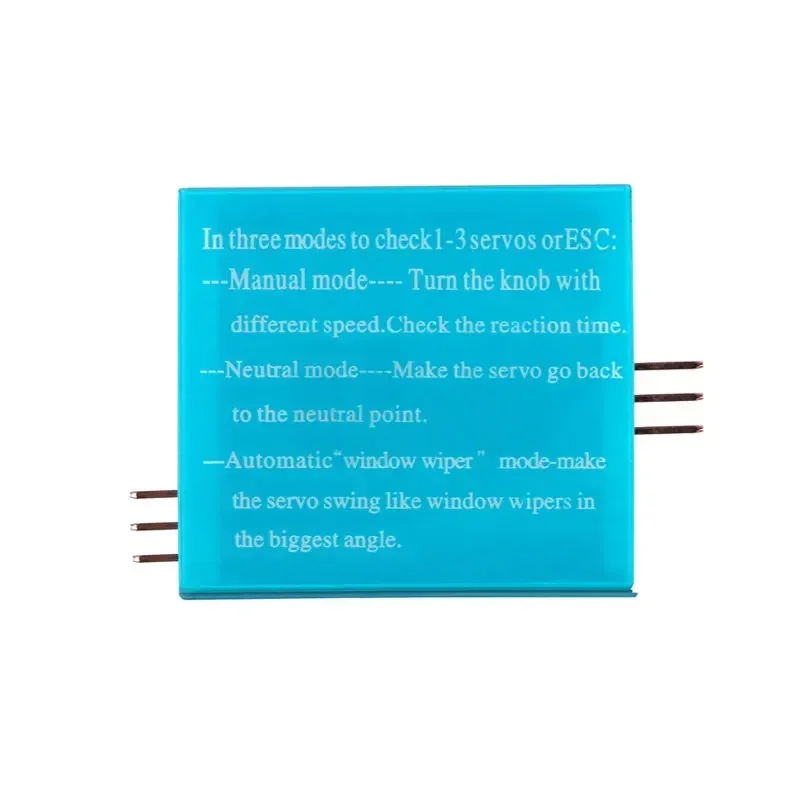 Testador ESC multi servo motor para robô quadricóptero de carro RC