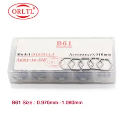 Gasket Piezo B61 Shims for Siemens injector Gaskets Size 0.970-1.06 Nozzle Valve Adjust Washer B60 Accuracy 0.005mm Total 50pcs
