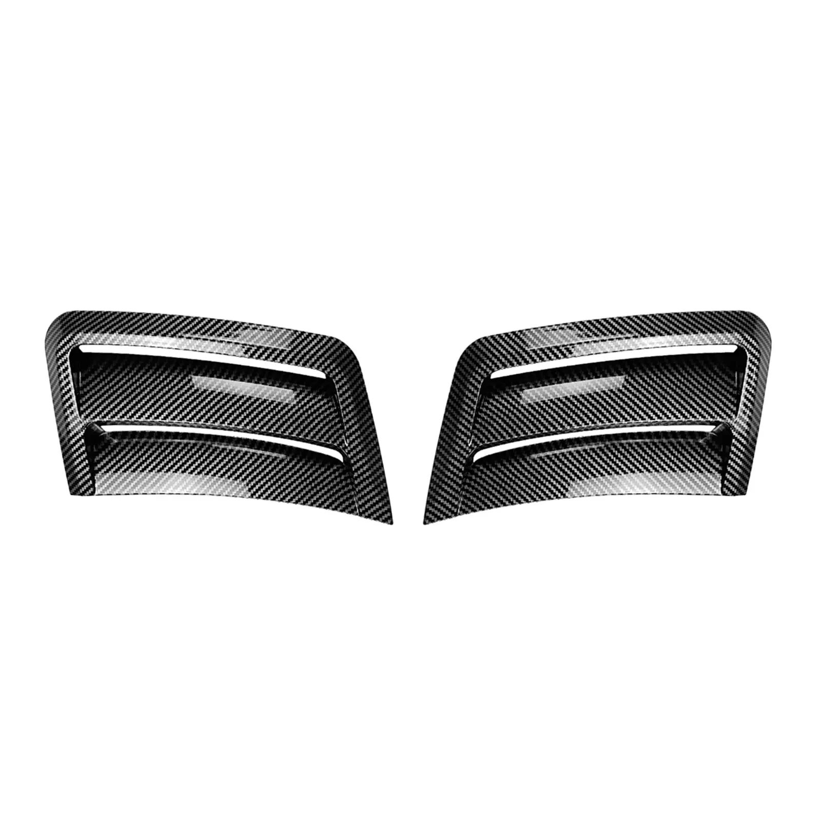 For Benz W204 S204 C63 AMG 2007 2008 2009 2010 Car Front Bumper Splitter Side Air Vent Outlet Covers ABS Accessories view 6